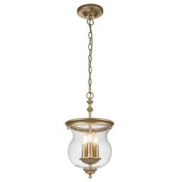 Elstead Lighting Pickering Lane lampa podsufitowa 3x40 W mosiądz FE-PICKERING-LANE-SF-PNBR