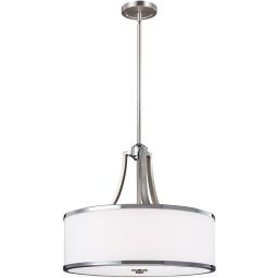 Elstead Lighting Prospect Park lampa wisząca 4x60 W chrom-nikiel satynowy FE-PROSPECT-PARK-4P
