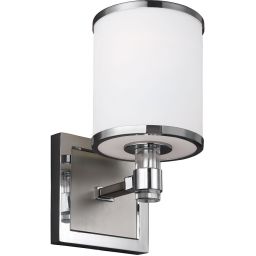 Elstead Lighting Prospect Park kinkiet 1x60 W chrom-nikiel satynowy FE-PROSPECT-PARK1