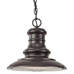 Elstead Lighting Redding Station lampa wisząca 1x60 W ciemny brąz FE-REDDING8-M-RB
