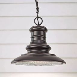 Elstead Lighting Redding Station lampa wisząca 1x60 W ciemny brąz FE-REDDING8-M-RB