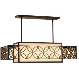 Elstead Lighting Remy lampa wisząca 4x60 W klasyczny brąz/paryskie złoto FE-REMY-P-A