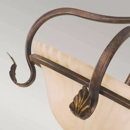 Elstead Lighting Sonoma Valley lampa podsufitowa 3x60 W szylkretowa FE-SONOMAVALLEY-SF