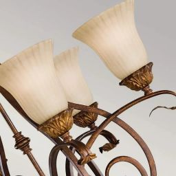 Elstead Lighting Sonoma Valley lampa wisząca 6x60 W szylkretowa FE-SONOMAVALLEY6
