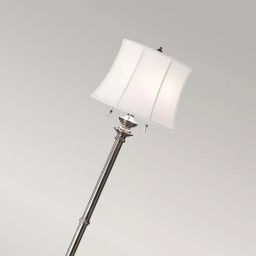 Elstead Lighting Stateroom lampa stojąca 2x60 W biała-antyczny nikiel FE-STATEROOM-FL-AN