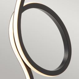 Elstead Lighting Flamingo lampa stołowa 1x6 W czarna FLAMINGO-TL-BLK