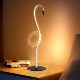 Elstead Lighting Flamingo lampa stołowa 1x6 W różowa FLAMINGO-TL-PNK