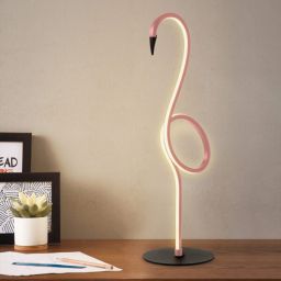 Elstead Lighting Flamingo lampa stołowa 1x6 W różowa FLAMINGO-TL-PNK