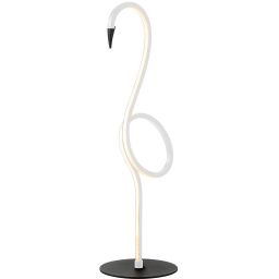 Elstead Lighting Flamingo lampa stołowa 1x6 W biała FLAMINGO-TL-WHT