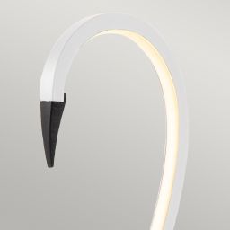 Elstead Lighting Flamingo lampa stołowa 1x6 W biała FLAMINGO-TL-WHT