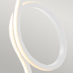 Elstead Lighting Flamingo lampa stołowa 1x6 W biała FLAMINGO-TL-WHT