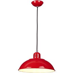 Elstead Lighting Franklin lampa wisząca 1x60 W czerwona FRANKLIN-P-RED