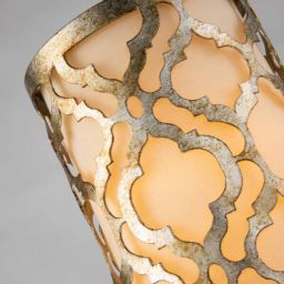 Elstead Lighting Arabella lampa wisząca 1x60 W postarzane złoto GN-ARABELLA-MP