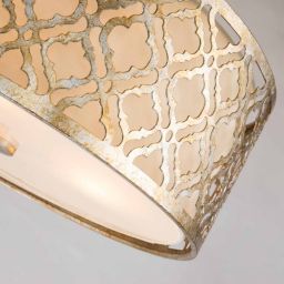 Elstead Lighting Arabella lampa wisząca 3x60 W postarzane złoto GN-ARABELLA-P-L