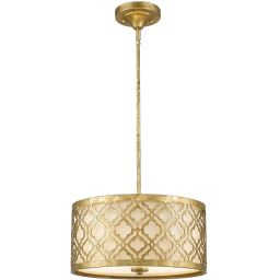 Elstead Lighting Arabella lampa wisząca 2x60 W postarzane złoto GN-ARABELLA-P-M