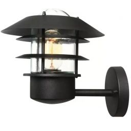 Elstead Lighting Helsingor kinkiet zewnętrzny 1x60 W czarny HELSINGOR-BK