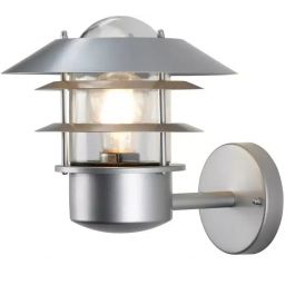 Elstead Lighting Helsingor kinkiet zewnętrzny 1x60 W srebrny HELSINGOR