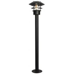 Elstead Lighting Helsingor lampa stojąca zewnętrzna 1x60 W czarna HELSINGOR-BOL-BK