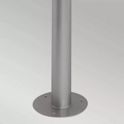 Elstead Lighting Helsingor lampa stojąca zewnętrzna 1x60 W srebrna HELSINGOR-BOL-SL