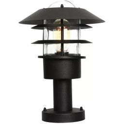 Elstead Lighting Helsingor lampa stojąca zewnętrzna 1x60 W czarna HELSINGOR-PED-BK
