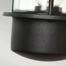 Elstead Lighting Helsingor kinkiet zewnętrzny 1x60 W z czujnikiem ruchu czarny HELSINGOR-PIR-BK