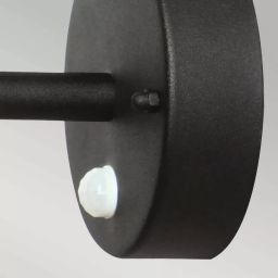 Elstead Lighting Helsingor kinkiet zewnętrzny 1x60 W z czujnikiem ruchu czarny HELSINGOR-PIR-BK