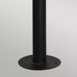 Elstead Lighting Helsingor lampa stojąca zewnętrzna 1x60 W z czujnikiem ruchu czarna HELSINGOR-PIR-BOL-BK