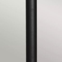 Elstead Lighting Helsingor lampa stojąca zewnętrzna 1x60 W z czujnikiem ruchu czarna HELSINGOR-PIR-BOL-BK