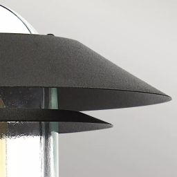 Elstead Lighting Helsingor lampa stojąca zewnętrzna 1x60 W z czujnikiem ruchu czarna HELSINGOR-PIR-PED-BK