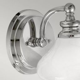 Elstead Lighting Ainsley kinkiet 1x3 W polerowany chrom HK-AINSLEY1-BATH