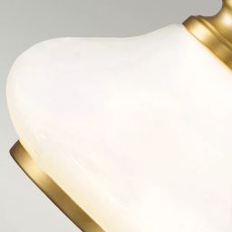 Elstead Lighting Ainsley kinkiet 1x3 W szczotkowany mosiądz HK-AINSLEY1-BATH-BB