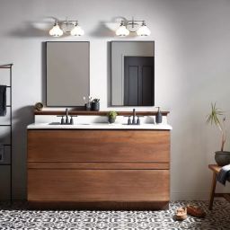 Elstead Lighting Ainsley kinkiet 2x3 W polerowany chrom HK-AINSLEY2-BATH