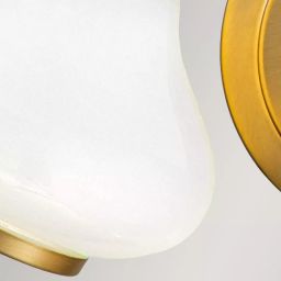 Elstead Lighting Ainsley kinkiet 2x3 W szczotkowany mosiądz HK-AINSLEY2-BATH-BB