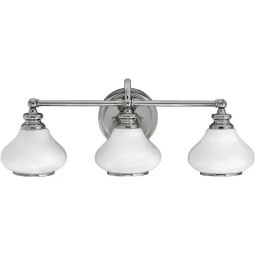 Elstead Lighting Ainsley kinkiet 3x3 W polerowany chrom HK-AINSLEY3-BATH