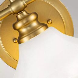 Elstead Lighting Ainsley kinkiet 3x3 W szczotkowany mosiądz HK-AINSLEY3-BATH-BB