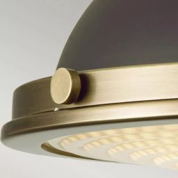 Elstead Lighting Amelia lampa podsufitowa 2x40 W brązowa HK-AMELIA-F-M-RB