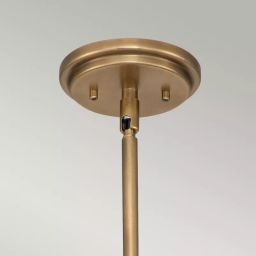 Elstead Lighting Amelia lampa wisząca 1x60 W mosiądz HK-AMELIA-P-M-HB