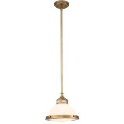 Elstead Lighting Amelia lampa wisząca 1x60 W mosiądz HK-AMELIA-P-S-HB