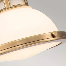 Elstead Lighting Amelia lampa wisząca 1x60 W mosiądz HK-AMELIA-P-S-HB