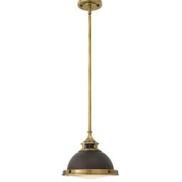 Elstead Lighting Amelia lampa wisząca 1x60 W brązowa HK-AMELIA-P-S-RB