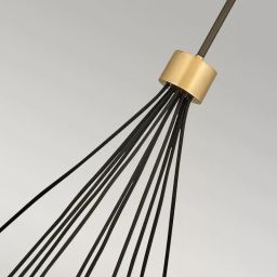 Elstead Lighting Astrid lampa wisząca 11x60 W złota-brązowa HK-ASTRID-11P