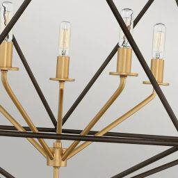 Elstead Lighting Astrid lampa wisząca 5x60 W złota-brązowa HK-ASTRID-5P