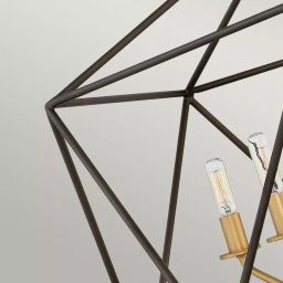 Elstead Lighting Astrid lampa wisząca 5x60 W złota-brązowa HK-ASTRID-5P