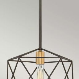Elstead Lighting Astrid lampa wisząca 1x60 W złota-brązowa HK-ASTRID-MP