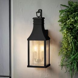 Elstead Lighting Beacon Hill kinkiet zewnętrzny 2x40 W czarny HK-BEACON-HILL-M-MB