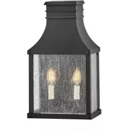 Elstead Lighting Beacon Hill kinkiet zewnętrzny 2x40 W czarny HK-BEACON-HILL7-MB