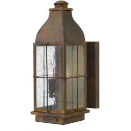 Elstead Lighting Bingham kinkiet zewnętrzny 2x60 W brązowy HK-BINGHAM-M
