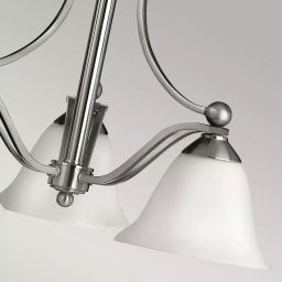Elstead Lighting Bolla lampa wisząca 3x60 W nikiel HK-BOLLA3