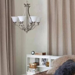 Elstead Lighting Bolla lampa wisząca 5x60 W nikiel HK-BOLLA5