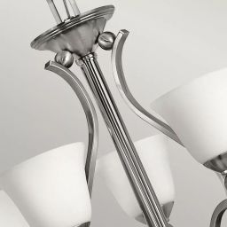 Elstead Lighting Bolla lampa wisząca 5x60 W nikiel HK-BOLLA5